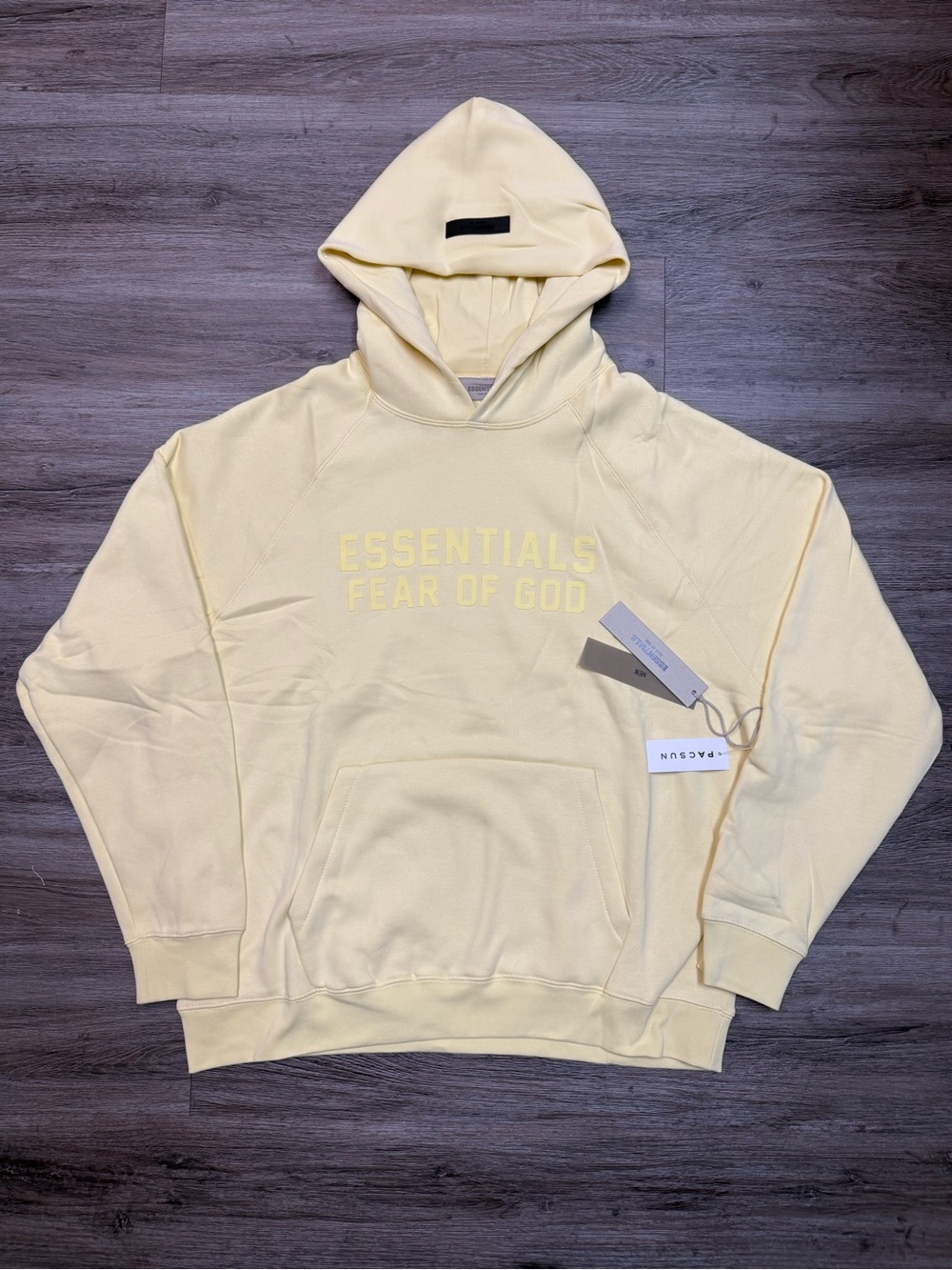 Fw22 fear of god essentials Canary hoodie